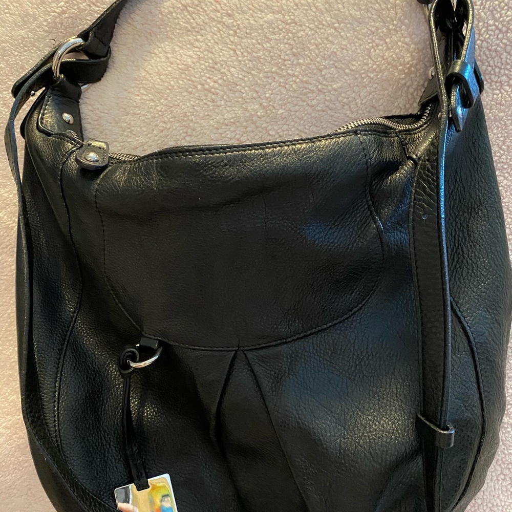 Furla black tote bag